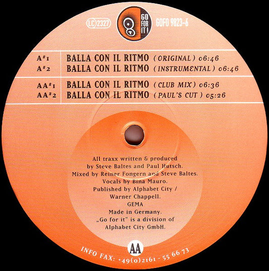 Cyclone Tracy : Ritmo E.P. (12", EP)