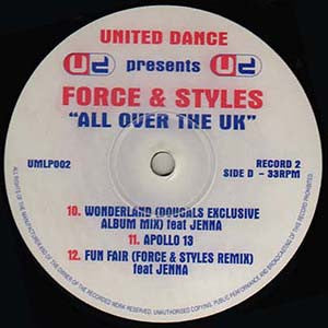 Force And Styles* : All Over The U.K. (2xLP, Album)