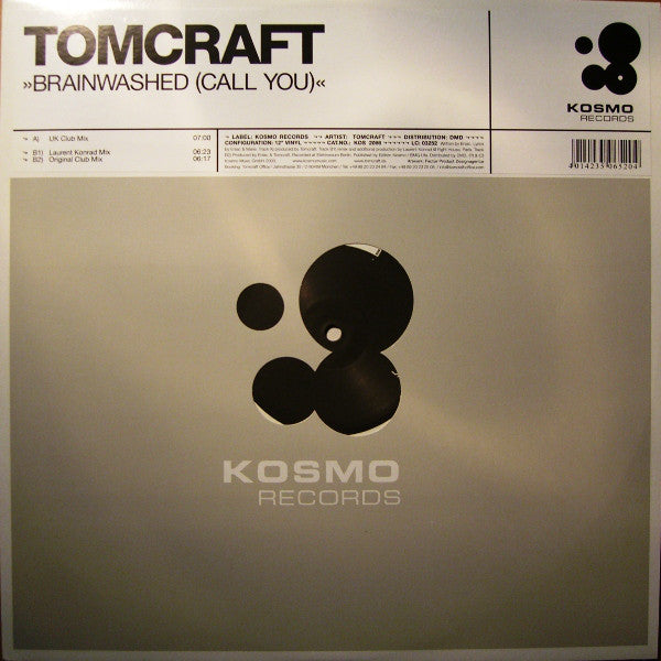 Tomcraft : Brainwashed (Call You) (12")