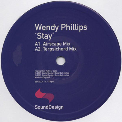 Wendy Phillips : Stay (12", Promo)