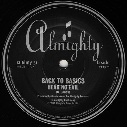 Back To Basics (3) : Please Forgive Me (12")