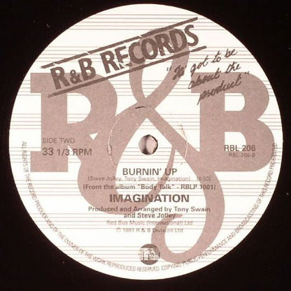 Imagination : Flashback / Burnin’ Up (12", RP)