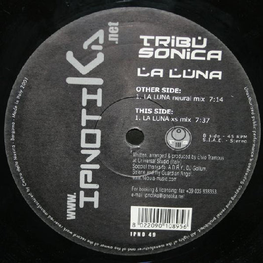 Tribu Sonica : La Luna (12")
