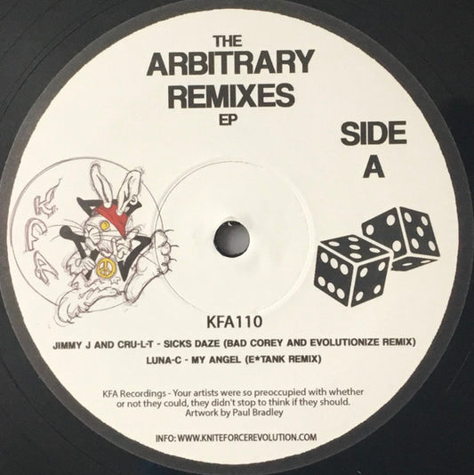 Jimmy J & Cru-L-T / Luna-C / DJ Force & The Evolution / DJ Brisk* : The Arbitrary Remixes EP (12", EP, Ltd)