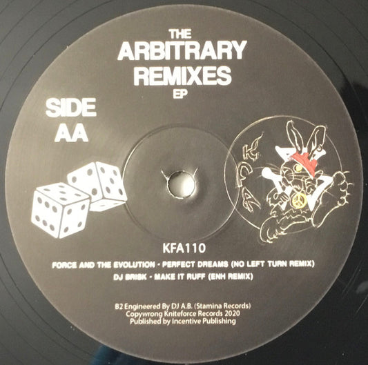 Jimmy J & Cru-L-T / Luna-C / DJ Force & The Evolution / DJ Brisk* : The Arbitrary Remixes EP (12", EP, Ltd)