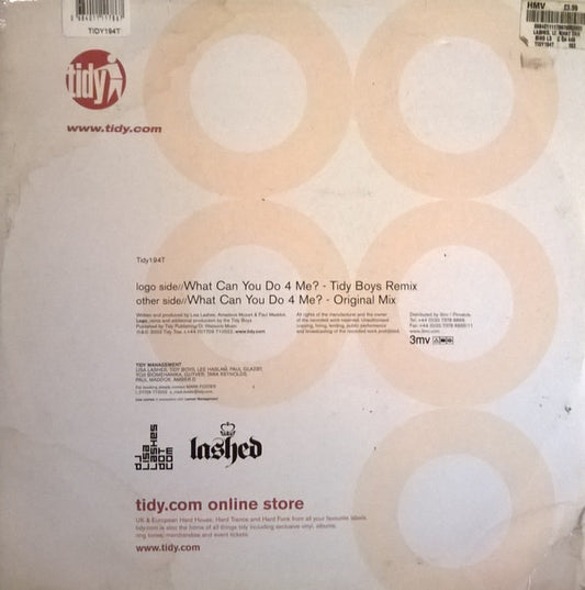 Lisa Lashes : What Can You Do 4 Me? (12", One)