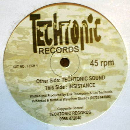 Techtonic : Techtonic Sound (12")