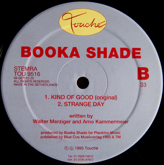Booka Shade : Kind Of Good (12")