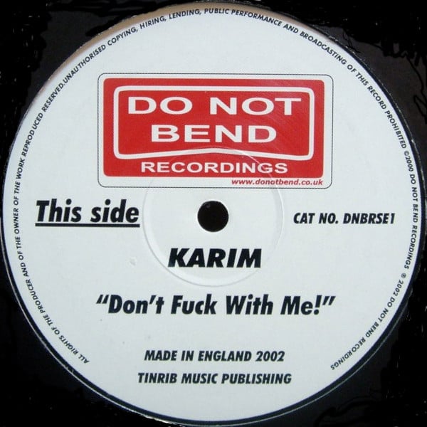 Karim : Don't Fuck With Me (12")