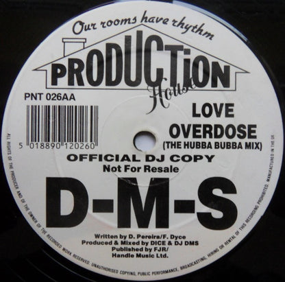 D-M-S* : Love Overdose (12")