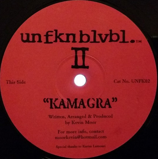Kevin Moor : Kamagra / Techno People (12")