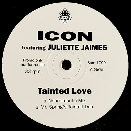 Icon (7) Featuring Juliette James* : Tainted Love (12", Promo)
