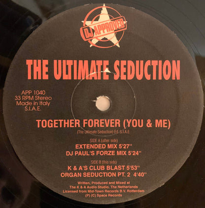 The Ultimate Seduction : Together Forever (You & Me) (12")