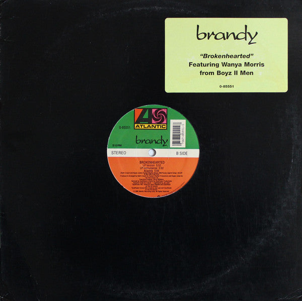 Brandy (2) Featuring Wanya Morris : Brokenhearted (12")