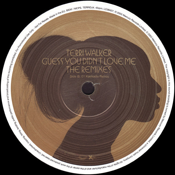 Terri Walker : Guess You Didn't Love Me (The Remixes) (12", Single, Promo)
