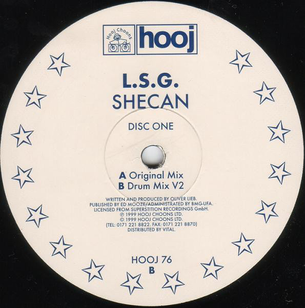 L.S.G. : Shecan  (12", 1/2)