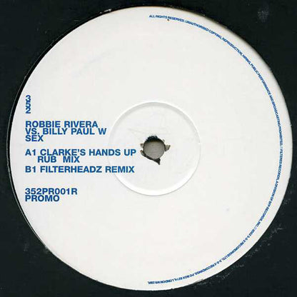 Robbie Rivera Vs. Billy Paul W* : Sex (12", Promo)