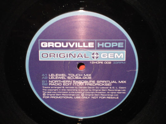 Grouville : Hope (12", Promo)