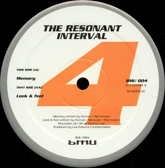 The Resonant Interval : The Resonant Interval (12")