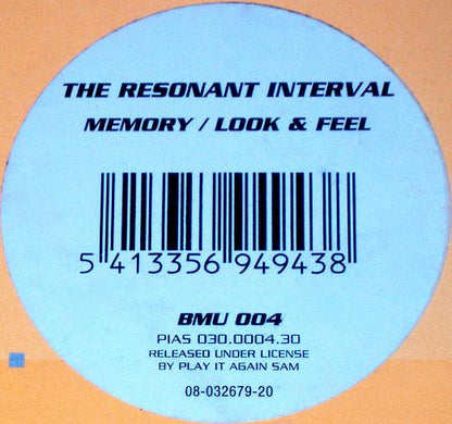 The Resonant Interval : The Resonant Interval (12")