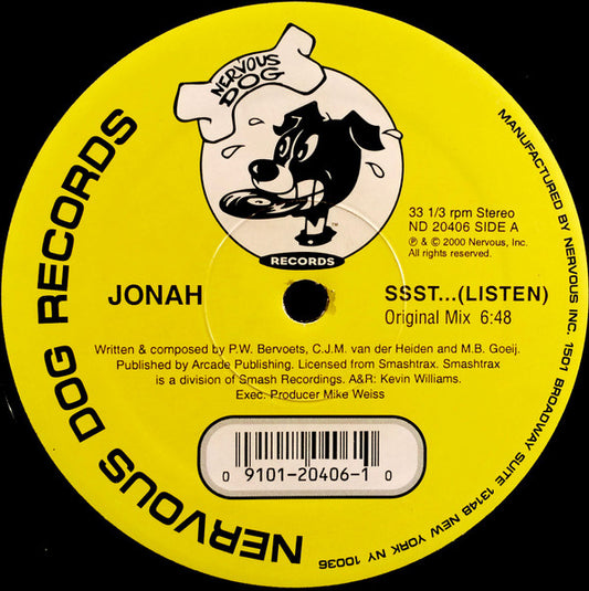 Jonah : Sssst...(Listen) (12")