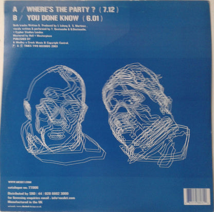 Ragga Twins* & Sketch 'n' Code* : Where's The Party ? / You Done Know (12")