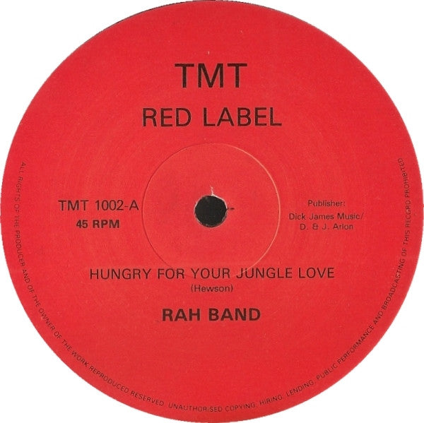 RAH Band : Hungry For Your Jungle Love (12")