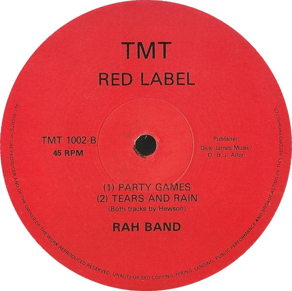 RAH Band : Hungry For Your Jungle Love (12")