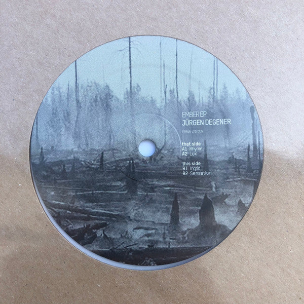 Jürgen Degener : Ember EP (12", EP, cle)