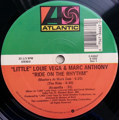 "Little" Louie Vega* & Marc Anthony : Ride On The Rhythm / Keep It Comin' Now (2x12", Ltd)