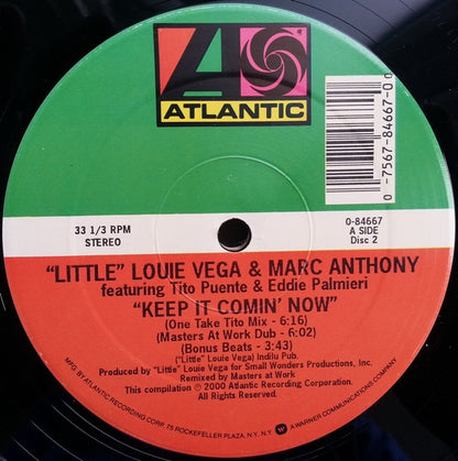 "Little" Louie Vega* & Marc Anthony : Ride On The Rhythm / Keep It Comin' Now (2x12", Ltd)