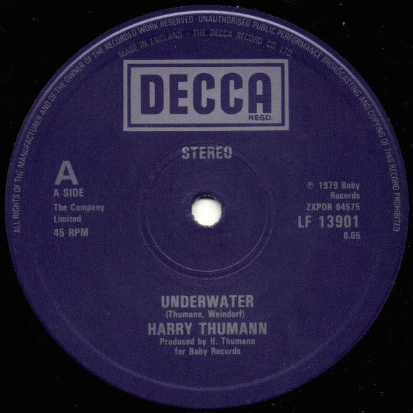 Harry Thumann : Underwater (12")