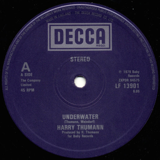 Harry Thumann : Underwater (12")