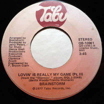 Brainstorm (5) : Lovin' Is Really My Game (7")
