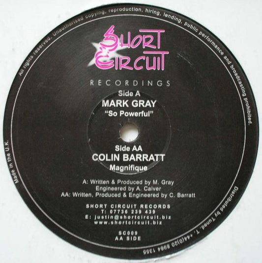 Mark Gray / Colin Barratt : So Powerful / Magnifique (12")