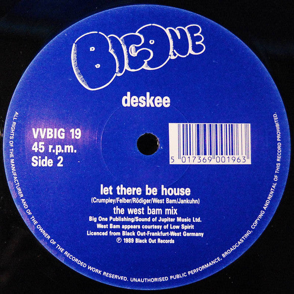 Deskee : Let There Be House (12")