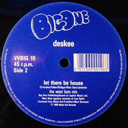 Deskee : Let There Be House (12")