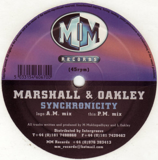 Marshall & Oakley : Synchronicity (12")