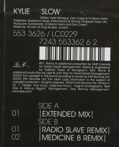 Kylie* : Slow (12", Single, Ltd, Pic)