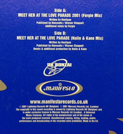 Da Hool : Meet Her At The Love Parade 2001 (12")