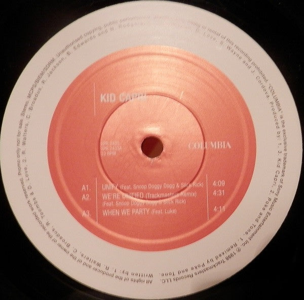 Kid Capri : Soundtrack For The Streets - Album Sampler (12", EP, Promo, Smplr)