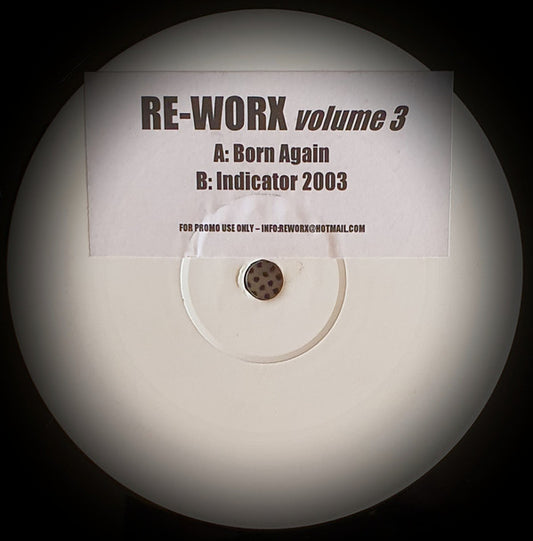 Re-Worx : Re-Worx Volume 3 (12", Promo, Unofficial, W/Lbl, Sti)