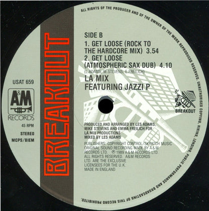 L.A. Mix Featuring Jazzi P : Get Loose (Not For Long Mix) (12")
