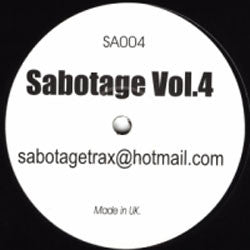 Sabotage Trax : Sabotage Vol.4 (12")