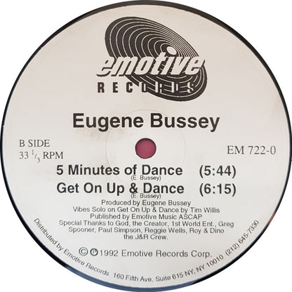 Eugene Bussey : A Dance Trilogy (12")