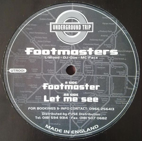 Footmasters : Footmaster / Let Me See (12")