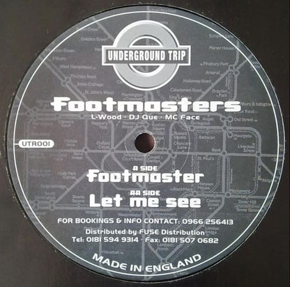 Footmasters : Footmaster / Let Me See (12")