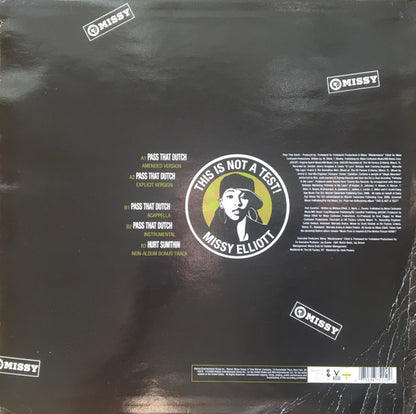 Missy Elliott : Pass That Dutch (12")