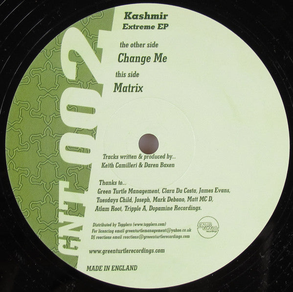 Kashmir : The Extreme EP (12", EP)