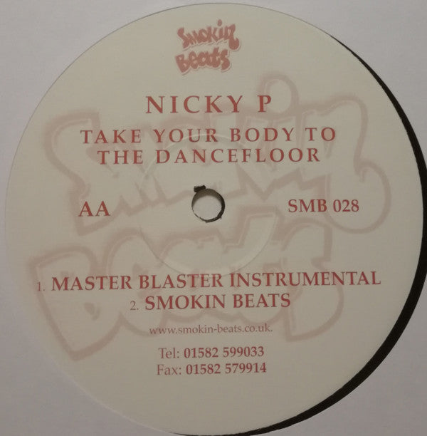 Nicky P (3) : Take Your Body To The Dancefloor (12")